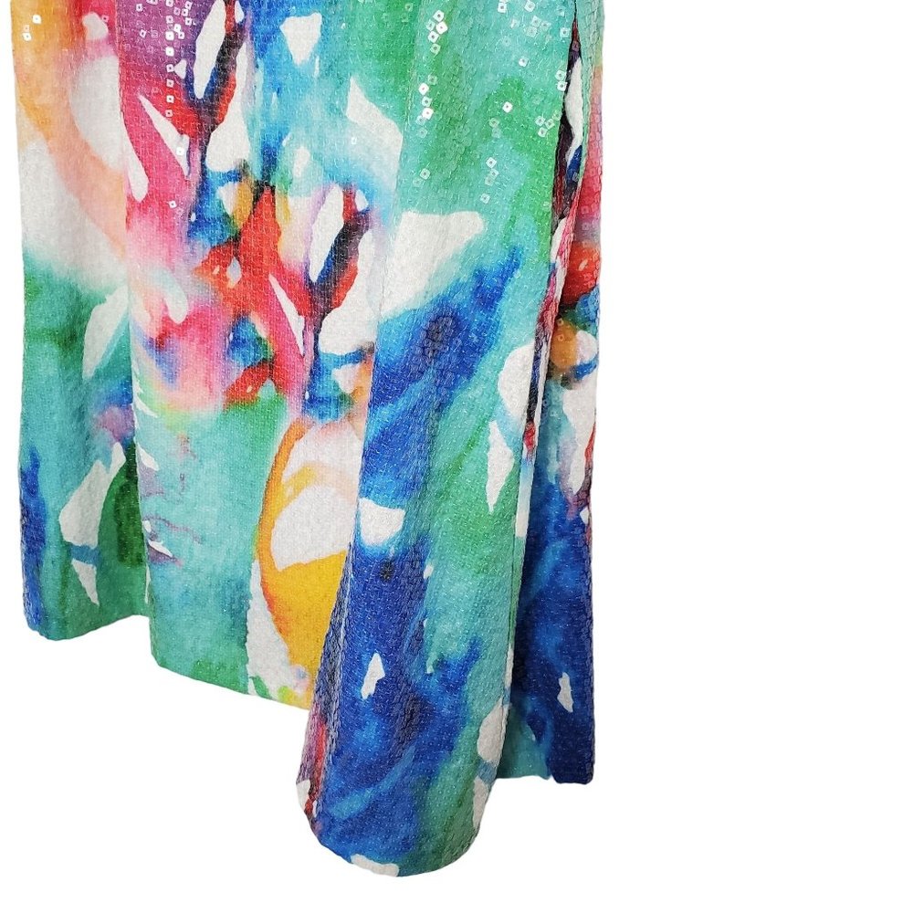 Julia Jordan Size 10 Dress Sequin Sparkle Party Vacation Cocktail Resort Lined - Picture 11 of 11